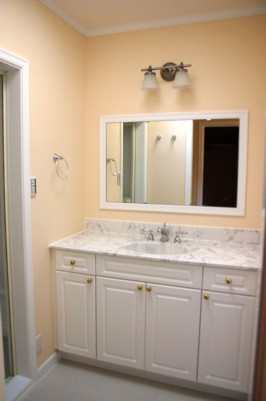 Vanity space at Master bedroom is the same design as kitchen