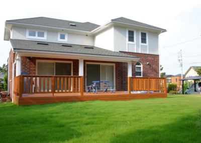 Residence and the large garden